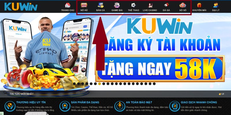 Kuwin com: Tại sao nền tảng cá cược này đang gây sốt? 3 Kho game cá cược Kuwin com được người chơi yêu thích vì sự đa dạng